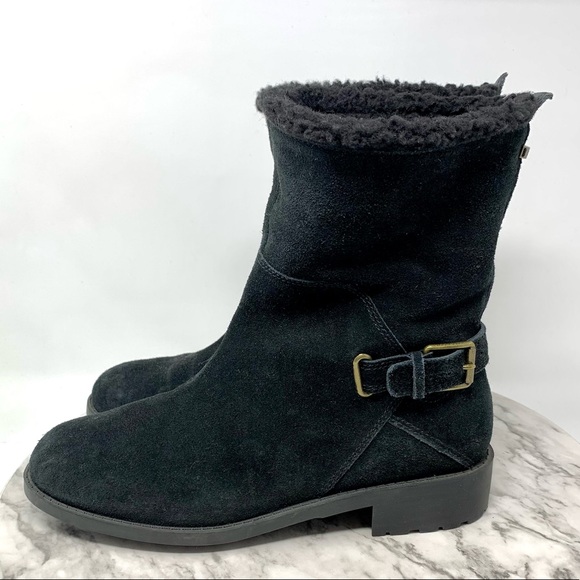 Cole Haan Grand OS Quiana Waterproof Suede Boots 9 Classic Preppy Winter Sporty - Picture 3 of 16